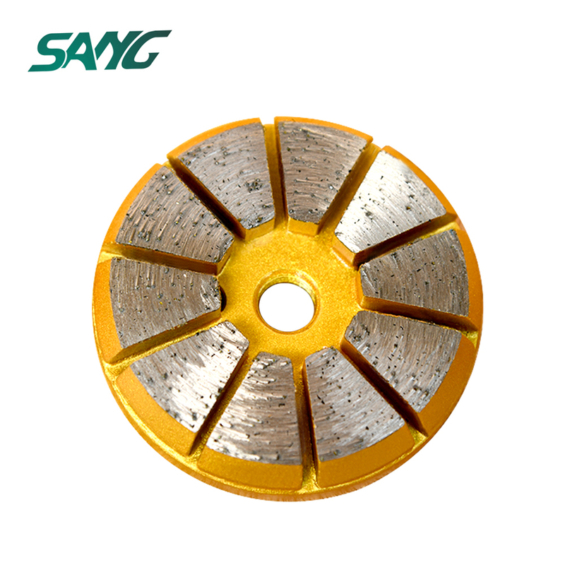 3 '' diamond grinding pad metal rinding disc untuk persiapan beton