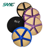 3 inci hydrid tansition polishing pad ceramic bond grinding pad untuk menggiling lantai beton