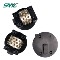 3 inci redi lock diamond bush hammer 30/45s untuk lantai beton penggiling husqvarna
