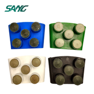 htc qucik mengubah resin grinding sepatu lantai blok beton polishing segmen untuk htc grinder
